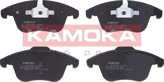 Kamoka JQ1013794 - Kit de plaquettes de frein, frein à disque cwaw.fr