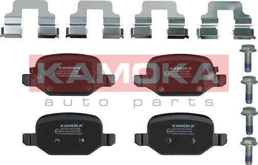 Kamoka JQ101374 - Kit de plaquettes de frein, frein à disque cwaw.fr