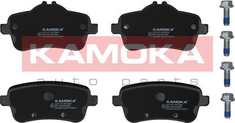 Kamoka JQ101371 - Kit de plaquettes de frein, frein à disque cwaw.fr