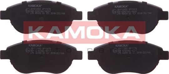 Kamoka JQ1012952 - Kit de plaquettes de frein, frein à disque cwaw.fr