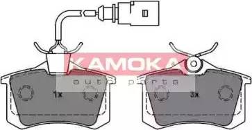 Kamoka JQ1012962 - Kit de plaquettes de frein, frein à disque cwaw.fr