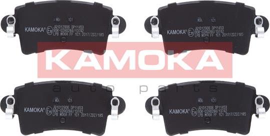 Kamoka JQ1012906 - Kit de plaquettes de frein, frein à disque cwaw.fr