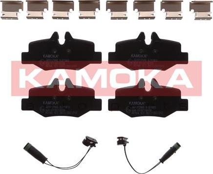 Kamoka JQ1012988 - Kit de plaquettes de frein, frein à disque cwaw.fr