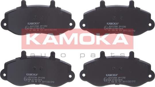 Kamoka JQ1012584 - Kit de plaquettes de frein, frein à disque cwaw.fr