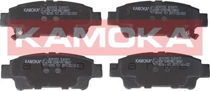 Kamoka JQ101252 - Kit de plaquettes de frein, frein à disque cwaw.fr