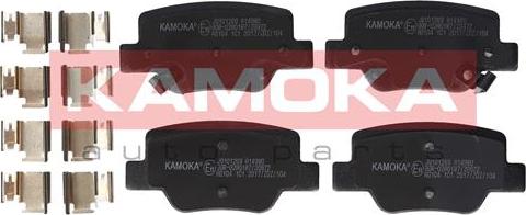 Kamoka JQ101269 - Kit de plaquettes de frein, frein à disque cwaw.fr