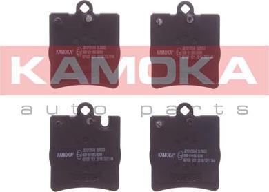 Kamoka JQ1012644 - Kit de plaquettes de frein, frein à disque cwaw.fr