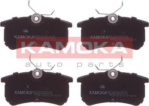 Kamoka JQ1012638 - Kit de plaquettes de frein, frein à disque cwaw.fr