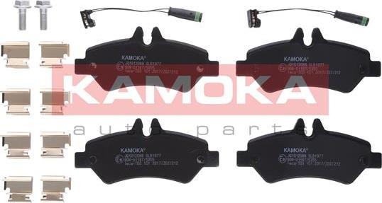 Kamoka JQ1012088 - Kit de plaquettes de frein, frein à disque cwaw.fr