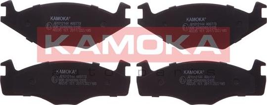 Kamoka JQ1012144 - Kit de plaquettes de frein, frein à disque cwaw.fr