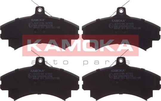 Kamoka JQ1012186 - Kit de plaquettes de frein, frein à disque cwaw.fr