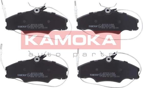 Kamoka JQ1012124 - Kit de plaquettes de frein, frein à disque cwaw.fr