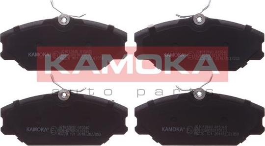 Kamoka JQ1012840 - Kit de plaquettes de frein, frein à disque cwaw.fr