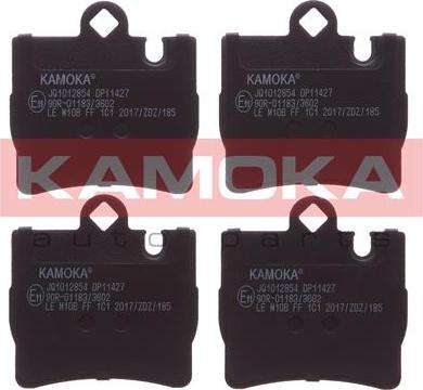 Kamoka JQ1012854 - Kit de plaquettes de frein, frein à disque cwaw.fr