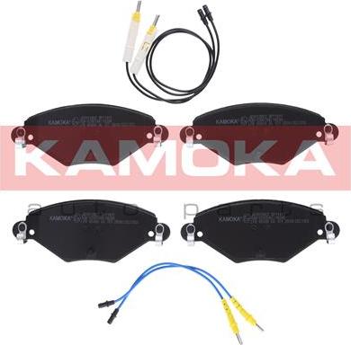 Kamoka JQ1012822 - Kit de plaquettes de frein, frein à disque cwaw.fr