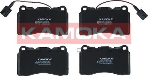 Kamoka JQ101279 - Kit de plaquettes de frein, frein à disque cwaw.fr