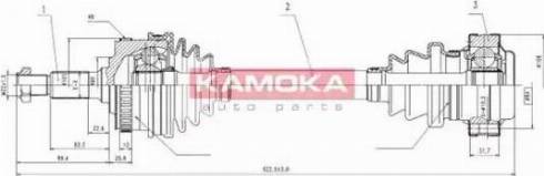 Kamoka ME1138905A - Arbre de transmission cwaw.fr