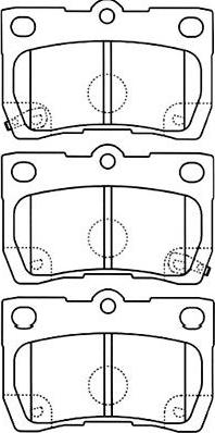 Kavo Parts BP-9099 - Kit de plaquettes de frein, frein à disque cwaw.fr