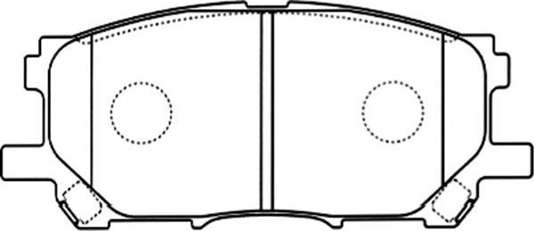 Kavo Parts BP-9090 - Kit de plaquettes de frein, frein à disque cwaw.fr