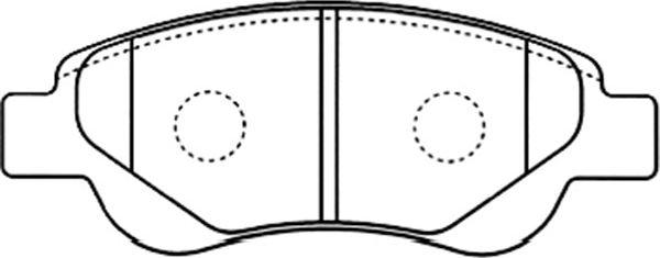 Kavo Parts BP-9097 - Kit de plaquettes de frein, frein à disque cwaw.fr