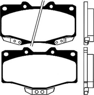 Kavo Parts BP-9045 - Kit de plaquettes de frein, frein à disque cwaw.fr