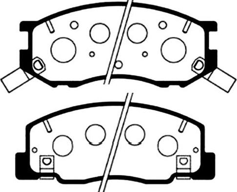 Kavo Parts BP-9041 - Kit de plaquettes de frein, frein à disque cwaw.fr