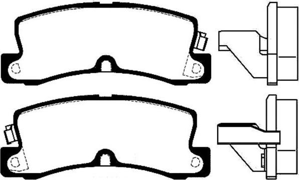 Kavo Parts BP-9050 - Kit de plaquettes de frein, frein à disque cwaw.fr