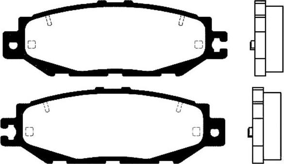 Kavo Parts BP-9057 - Kit de plaquettes de frein, frein à disque cwaw.fr