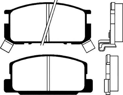 Kavo Parts BP-9009 - Kit de plaquettes de frein, frein à disque cwaw.fr