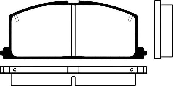 Kavo Parts BP-9005 - Kit de plaquettes de frein, frein à disque cwaw.fr