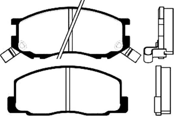 Kavo Parts BP-9007 - Kit de plaquettes de frein, frein à disque cwaw.fr