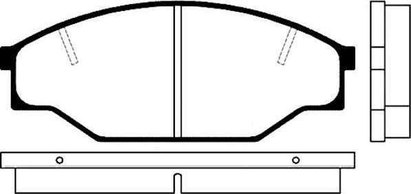 Kavo Parts BP-9010 - Kit de plaquettes de frein, frein à disque cwaw.fr