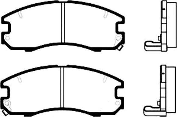 Kavo Parts BP-9013 - Kit de plaquettes de frein, frein à disque cwaw.fr