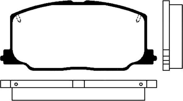 Kavo Parts BP-9012 - Kit de plaquettes de frein, frein à disque cwaw.fr