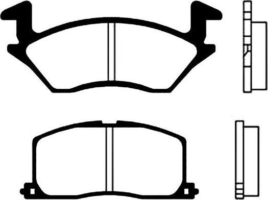 Kavo Parts BP-9017 - Kit de plaquettes de frein, frein à disque cwaw.fr