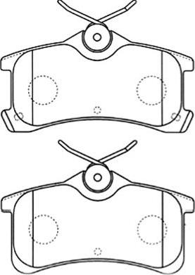 Kavo Parts BP-9081 - Kit de plaquettes de frein, frein à disque cwaw.fr