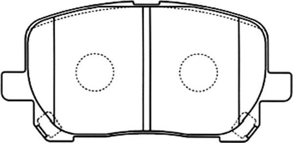 Kavo Parts BP-9087 - Kit de plaquettes de frein, frein à disque cwaw.fr