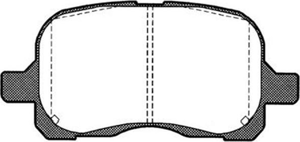 Kavo Parts BP-9039 - Kit de plaquettes de frein, frein à disque cwaw.fr