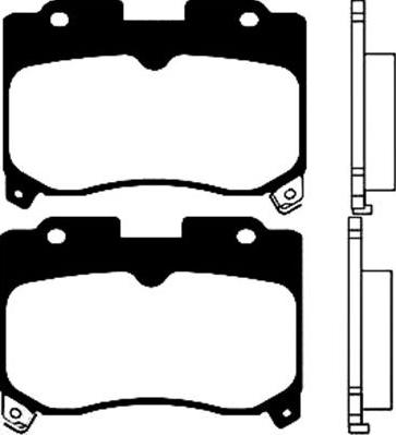 Kavo Parts BP-9034 - Kit de plaquettes de frein, frein à disque cwaw.fr