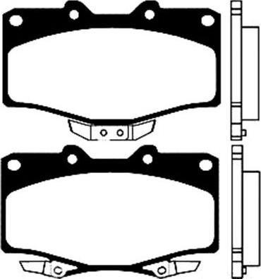 Kavo Parts BP-9036 - Kit de plaquettes de frein, frein à disque cwaw.fr