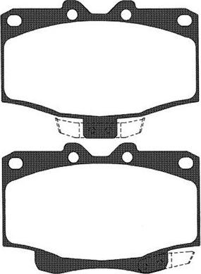 Kavo Parts BP-9038 - Kit de plaquettes de frein, frein à disque cwaw.fr