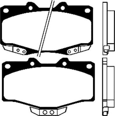 Kavo Parts BP-9025 - Kit de plaquettes de frein, frein à disque cwaw.fr