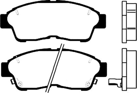 Kavo Parts BP-9026 - Kit de plaquettes de frein, frein à disque cwaw.fr