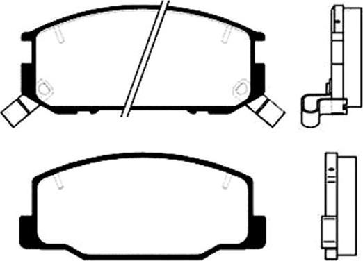 Kavo Parts BP-9021 - Kit de plaquettes de frein, frein à disque cwaw.fr