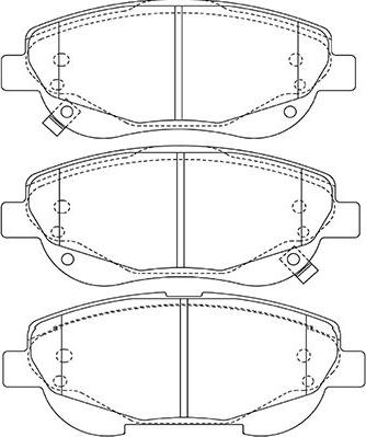 Kavo Parts BP-9146 - Kit de plaquettes de frein, frein à disque cwaw.fr