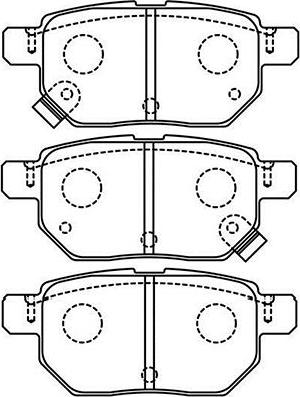 Kavo Parts BP-9148 - Kit de plaquettes de frein, frein à disque cwaw.fr