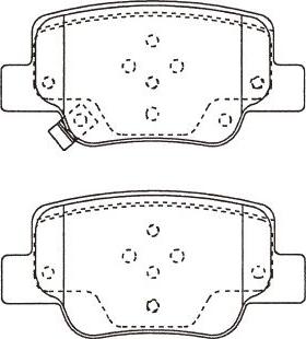 Kavo Parts BP-9147 - Kit de plaquettes de frein, frein à disque cwaw.fr