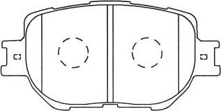 Kavo Parts BP-9154 - Kit de plaquettes de frein, frein à disque cwaw.fr