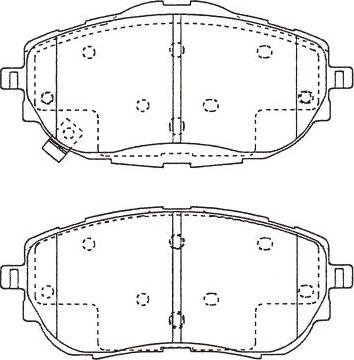 Kavo Parts BP-9150 - Kit de plaquettes de frein, frein à disque cwaw.fr