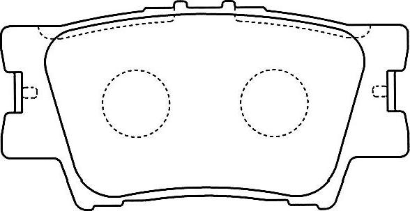 Kavo Parts BP-9104 - Kit de plaquettes de frein, frein à disque cwaw.fr